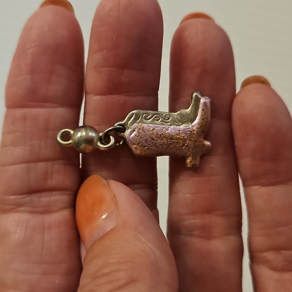 Lots of Western themed crafting brads charms and More silver blue gold - Picture 10 of 14